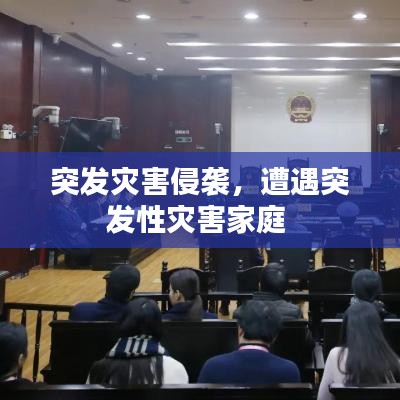 突发灾害侵袭，遭遇突发性灾害家庭 