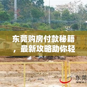 东莞购房付款秘籍，最新攻略助你轻松置业